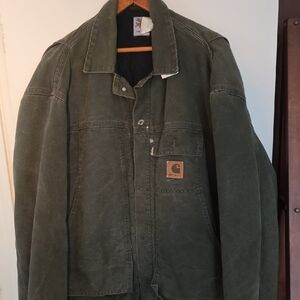 Carhartt Fully Lined XL Bad Ass Jacket Well Worn W Alot Of Life Left